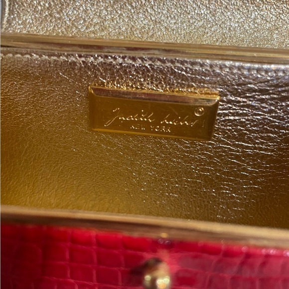 Authentic / Beautiful Judith Leiber Crocodile Clutch - Picture 7 of 12